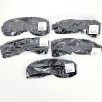 Lot of 5 XGO Black Blindfold 100% Polyester One Size Made in USA Sleep Mask