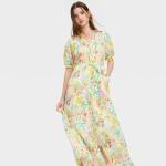 Women's Vacation Short Sleeve Maxi Dress - Roller Rabbit