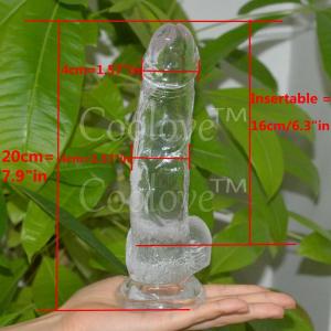 Jelly DILDOS Dong Suction Cup - Multi-types Soft Realistic Veined Women Toy