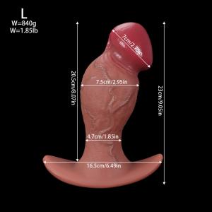 M-XL Silicone-Wearable-Snug-Weighted-Huge-Large-Plug-Anal-Training-Trainer