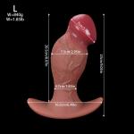 M-XL Silicone-Wearable-Snug-Weighted-Huge-Large-Plug-Anal-Training-Trainer