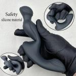 Cordless Prostate Massager Male Waterproof Remote-Vibrators