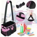 Pink Wearable CleanCaddy Cleaning Organizer Adjustable Shoulder Straps
