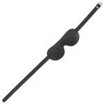 Genuine Leather Eye Mask BDSM, Bondage, Black Leather Padded  Adjustable Mask