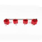 Bondage Open Leg Bar Handcuffs Ankle Cuffs Restraint Lockable Slave Game SM Set