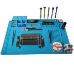 Magnetic Heat Insulation Silicone Pad Mat Platform For Soldering Repair 45x30cm