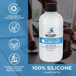 4oz Action Fitness 100% Silicone Treadmill Belt Lubricant, Lube Application Tube