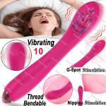 Handheld Massager 10 Speed Vibrating Wand Massage Full Body Stimulator For Women