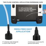 4oz Action Fitness 100% Silicone Treadmill Belt Lubricant, Lube Application Tube