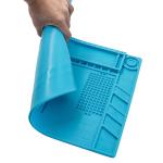 Magnetic Heat Insulation Silicone Pad Mat Platform For Soldering Repair 45x30cm