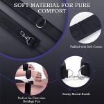 Adjustable Bondage Restraints Set Wrist to Thigh Cuffs for Couples