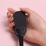 PU Leather Riding Crop 0 Whip Flogger Spanking Stick Slave Restraint Paddle