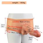8.7" Solid Penis Pants Realistic Strapon Harness Underwear Couple Lesbian Toys