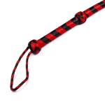 Indiana Jones Genuine Leather Red/Black 6 Ft, 8 Ft Bull Whip