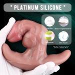 Silicone Open Mouth Ball Gag with Adjustable Harness Strap Soft Restraint Gear