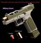 Semi Automatic Handgun Realistic Shoots Rubber Bullets Long Range 20 Bullets 