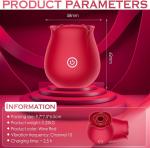 Silicone Rose Toy Clitoral Stimulator 10 Modes for Ultimate Pleasure Experience