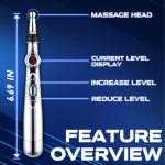 Electric Shock Chastity Stick Wand with 9 Current Intensity BDSM Extreme Kink...