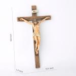 10 inch Handmade Wall Cross Realistic Crucifix INRI Jesus Christ Religious Deco