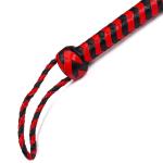 Indiana Jones Genuine Leather Red/Black 6 Ft, 8 Ft Bull Whip