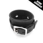 Premium Heavy-Duty BDSM Bondage Silicone Locking Wrist / Ankle Cuffs Restraints
