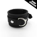 Premium Heavy-Duty BDSM Bondage Silicone Locking Wrist / Ankle Cuffs Restraints
