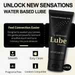 Non-Greasy Water Based Anal Lubricant for Smooth and Lasting Pleasure
