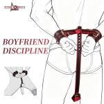 Bondage Restraint Straps Adjustable PU Leather for Testicle & Wrist BDSM Gear