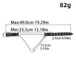 Adjustable Breast Bondage Restraint Chest Wearable SM With Neck Metal NippleClik