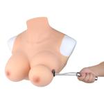 Stainless Steel Breast Restraint Locking Whips Adjustable Chest Bondage Rope