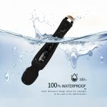 Women’s Wand Massager: 12 Modes, LED Display, USB Rechargeable & Discreet