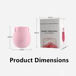 NEW 10 Speed Personal Massage Rose Vibrator sucking Massager for Women Discreet