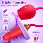 For Rose-Sucking-Vibrator-10 Speed-Clit-Nipple-Sucker-Massager-Toy-use Lubricant