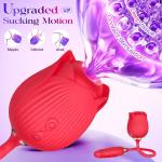 For Rose-Sucking-Vibrator-10 Speed-Clit-Nipple-Sucker-Massager-Toy-use Lubricant