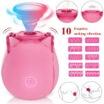 NEW 10 Speed Personal Massage Rose Vibrator sucking Massager for Women Discreet