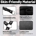 Premium 10PC BDSM Bondage Kit Adult Restraints Set Soft PU Leather Cosplay Black