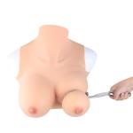 Stainless Steel Breast Restraint Locking Whips Adjustable Chest Bondage Rope