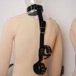 SM Bondage Collar Neck to Wrist Restraints Kit Adjustable BDSM Set for Couples