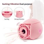 NEW 10 Speed Personal Massage Rose Vibrator sucking Massager for Women Discreet