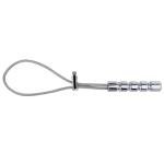 Stainless Steel Breast Restraint Locking Whips Adjustable Chest Bondage Rope