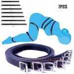 7 PCS SM Bondage Body Toys PU Leather Straps Full Harness Restraints Belts Slave