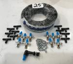 Rabbit Nipple Watering Start Kit Gravity Watering Set Ups 10 Blue Barb Nipples