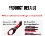 Bondage Restraint Straps Adjustable PU Leather for Testicle & Wrist BDSM Gear