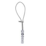 Stainless Steel Breast Restraint Locking Whips Adjustable Chest Bondage Rope