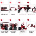 Bondage Restraint Straps Adjustable PU Leather for Testicle & Wrist BDSM Gear