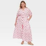 Women's Bouquet Short Sleeve Maxi Dress - Roller Rabbit