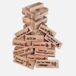 Super Naughty Block Tower Game Couple Activities & Date Night Ideas 48X Blocks