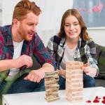 Super Naughty Block Tower Game Couple Activities & Date Night Ideas 48X Blocks
