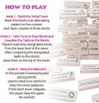 Super Naughty Block Tower Game Couple Activities & Date Night Ideas 48X Blocks