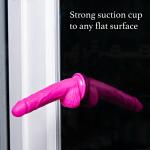 Realistic Massage Suction Cup Pink Soft Dildo8” for Woman with Free Lube